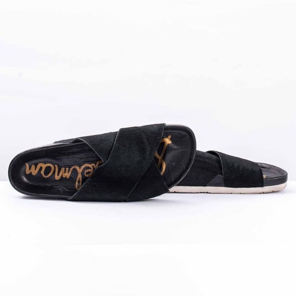 Sam Edelman Adora Calf Hair Slide Sandal - Picture 4 of 4